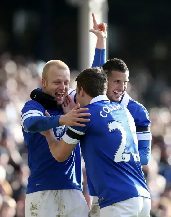 Framed Print : Steven Naismith's Brace: Everton's FA Cup Fifth Round Triumph over Swansea City (16-02-2014)