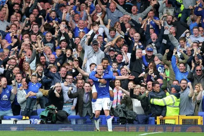 Framed Print : Steven Naismith's Hat-trick: Everton's Triumph Over Chelsea at Goodison Park Framed Print : Steven Naismith's Hat-trick: Everton's Triumph Over Chelsea at Goodison Park