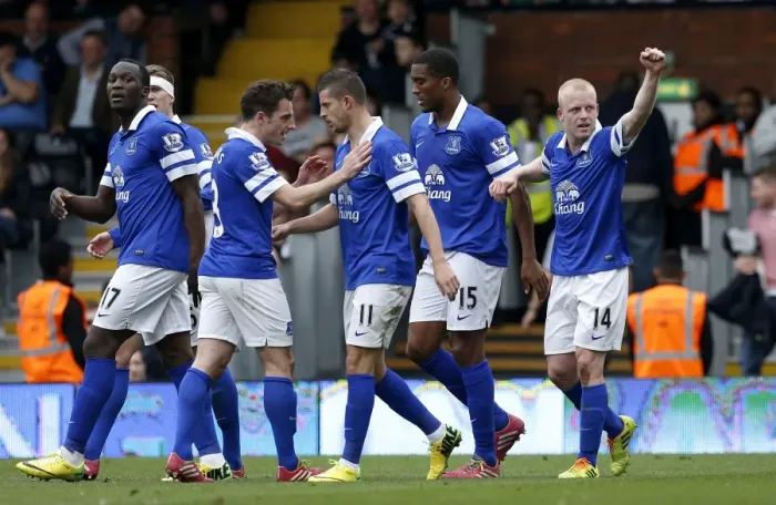 Framed Print : Steven Naismith's Hat-Trick: Everton's Triumphant 3-1 Victory over Fulham (March 30, 2014 - Craven Cottage, Barclays Premier League) Framed Print : Steven Naismith's Hat-Trick: Everton's Triumphant 3-1 Victory over Fulham (March 30, 2014 - Craven Cottage, Barclays Premier League)