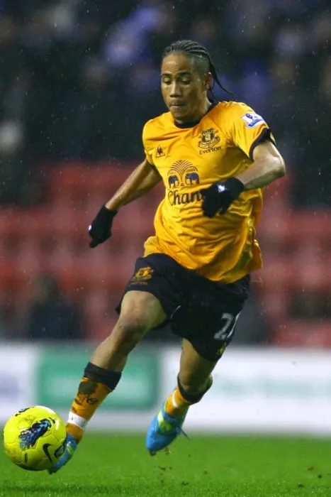 Framed Print : Steven Pienaar in Action: Everton vs. Wigan Athletic, Barclays Premier League (February 2012) Framed Print : Steven Pienaar in Action: Everton vs. Wigan Athletic, Barclays Premier League (February 2012)