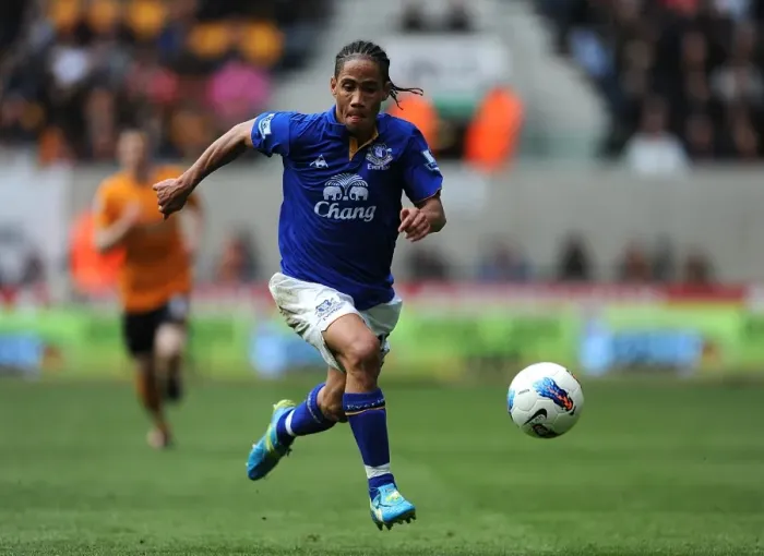 Framed Print : Steven Pienaar in Action: Everton vs. Wolverhampton Wanderers, Barclays Premier League (06.05.2012, Molineux Stadium) Framed Print : Steven Pienaar in Action: Everton vs. Wolverhampton Wanderers, Barclays Premier League (06.05.2012, Molineux Stadium)