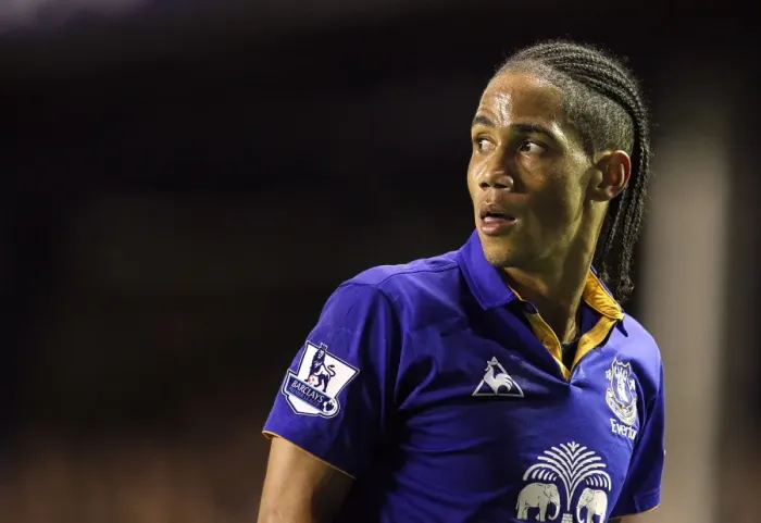 Framed Print : Steven Pienaar, Everton