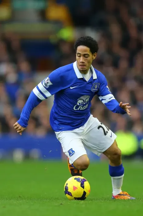 Framed Print : Steven Pienaar Scores in Everton's 4-0 Domination of Stoke City (November 2013, Barclays Premier League, Goodison Park) Framed Print : Steven Pienaar Scores in Everton's 4-0 Domination of Stoke City (November 2013, Barclays Premier League, Goodison Park)