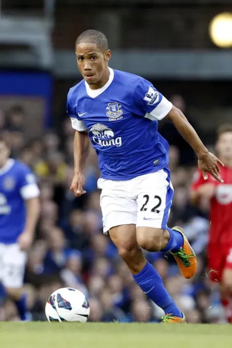 Framed Print : Steven Pienaar's Brilliant Performance: Everton's 3-1 Triumph over Southampton (September 29, 2012, Barclays Premier League, Goodison Park) Framed Print : Steven Pienaar's Brilliant Performance: Everton's 3-1 Triumph over Southampton (September 29, 2012, Barclays Premier League, Goodison Park)