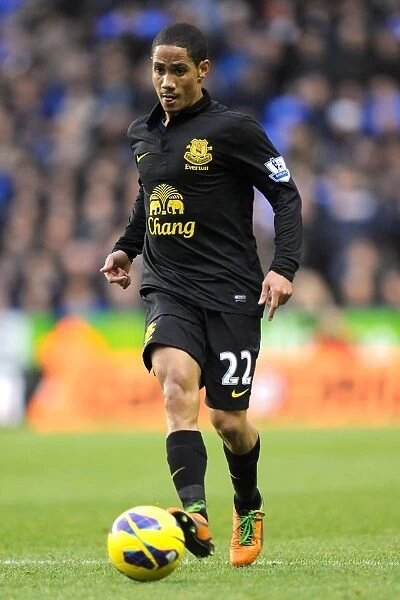 Steven Pienaar's Determined Performance: Everton's Win Against Reading (1-2), Barclays Premier League, Madjeski Stadium (17-11-2012)