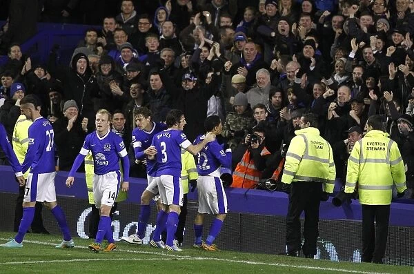 Steven Pienaar's Game-Winning Goal: Everton's First in BPL Victory over Tottenham (9-12-2012, Goodison Park)