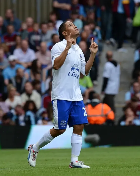 Framed Print : Steven Pienaar's Stunner: Everton's 3-1 Victory Over Aston Villa at Villa Park (Barclays Premier League, 2012) Framed Print : Steven Pienaar's Stunner: Everton's 3-1 Victory Over Aston Villa at Villa Park (Barclays Premier League, 2012)
