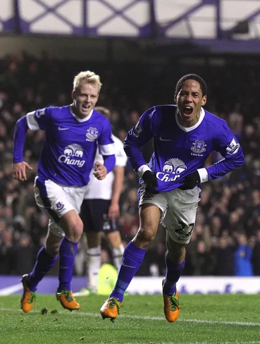 Framed Print : Steven Pienaar's Stunner: Everton's Game-Changing Goal vs. Tottenham Hotspur (9-12-2012) Framed Print : Steven Pienaar's Stunner: Everton's Game-Changing Goal vs. Tottenham Hotspur (9-12-2012)