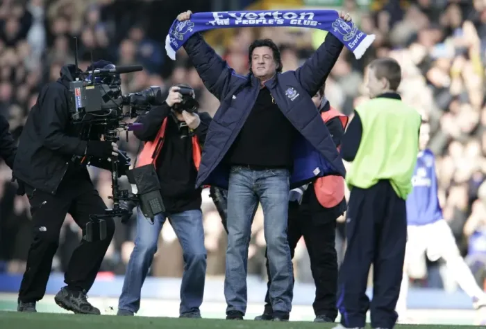 Framed Print : Sylvester Stallone's Surprise Visit: Everton Football Club vs. Reading, FA Barclays Premiership, Goodison Park (14 / 01 / 07) Framed Print : Sylvester Stallone's Surprise Visit: Everton Football Club vs. Reading, FA Barclays Premiership, Goodison Park (14 / 01 / 07)