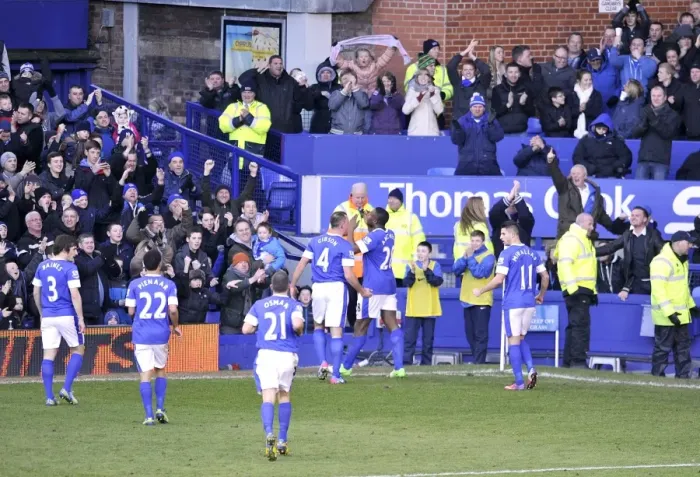 Framed Print : Thrilling 3-3 Draw at Goodison Park: Victor Anichebe's Opener for Everton Against Aston Villa Framed Print : Thrilling 3-3 Draw at Goodison Park: Victor Anichebe's Opener for Everton Against Aston Villa