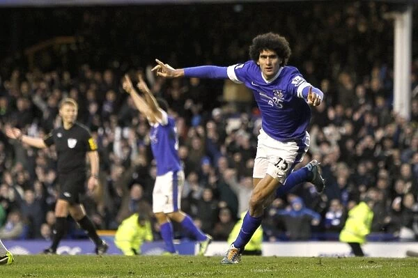 Thrilling 3-3 Draw: Marouane Fellaini's Header at Goodison Park - Everton vs Aston Villa (February 2, 2013)