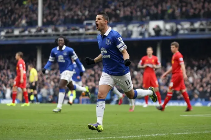 Framed Print : Thrilling 3-3 Draw: Mirallas's Euphoric Goal Celebration (Everton vs Liverpool, Goodison Park, 2013) Framed Print : Thrilling 3-3 Draw: Mirallas's Euphoric Goal Celebration (Everton vs Liverpool, Goodison Park, 2013)