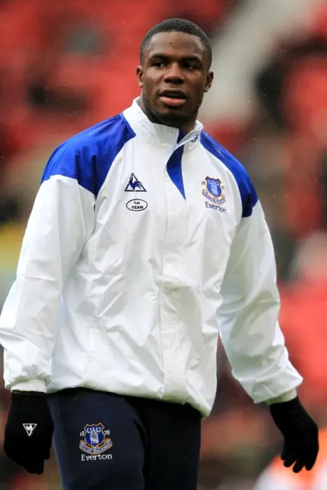 Framed Print : Thrilling Showdown at Old Trafford: Victor Anichebe Leads Everton Past Manchester United, Barclays Premier League (22 April 2012) Framed Print : Thrilling Showdown at Old Trafford: Victor Anichebe Leads Everton Past Manchester United, Barclays Premier League (22 April 2012)