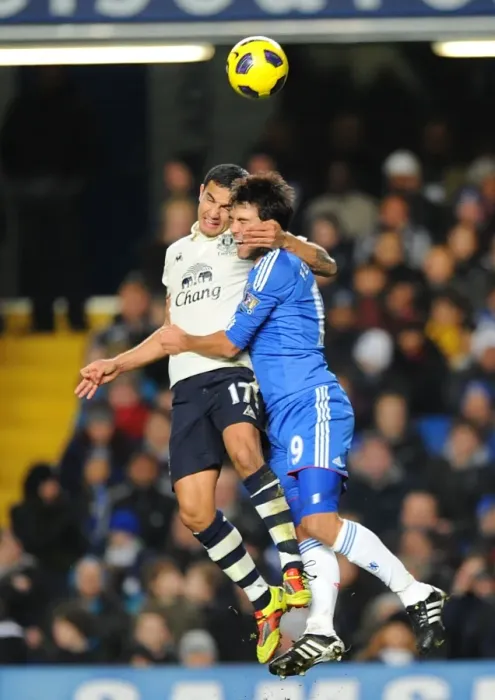 Framed Print : Tim Cahill vs. Paulo Ferreira: Premier League Battle - Everton's Clash with Chelsea (Dec. 4, 2010) Framed Print : Tim Cahill vs. Paulo Ferreira: Premier League Battle - Everton's Clash with Chelsea (Dec. 4, 2010)