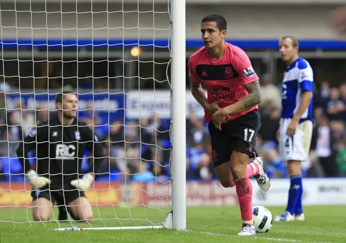 Framed Print : Tim Cahill's Double: Everton's Thrilling Barclays Premier League Win vs. Birmingham City Framed Print : Tim Cahill's Double: Everton's Thrilling Barclays Premier League Win vs. Birmingham City