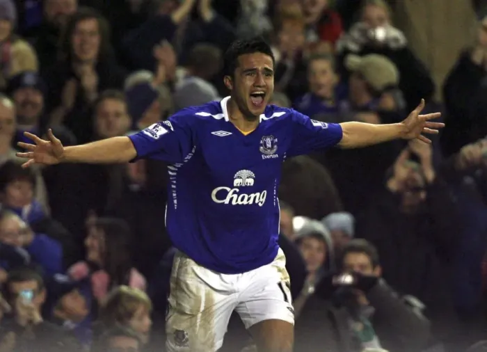 Framed Print : Tim Cahill's Double: Everton's Triumph Over Bolton Wanderers in the Barclays Premier League, 26 December 2007 Framed Print : Tim Cahill's Double: Everton's Triumph Over Bolton Wanderers in the Barclays Premier League, 26 December 2007