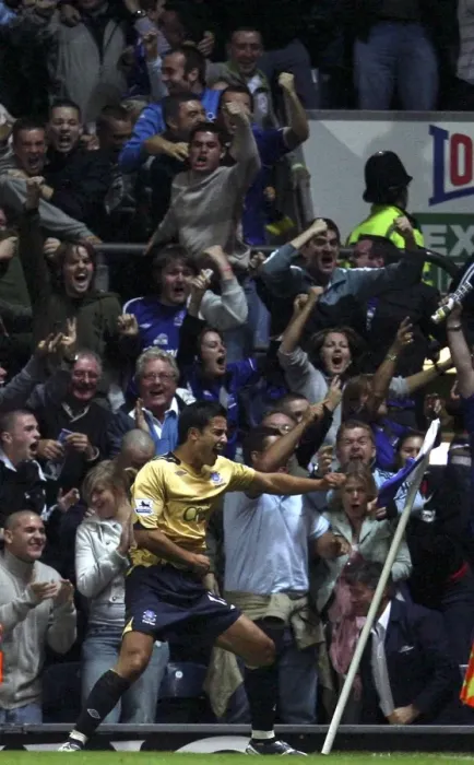 Framed Print : Tim Cahill's Dramatic Equalizer: Everton vs. Blackburn Rovers, FA Barclays Premiership, 2006