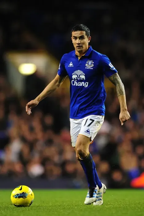 Framed Print : Tim Cahill's Thrilling Goal: Everton's Victory Over Tottenham Hotspur, Barclays Premier League (2012)