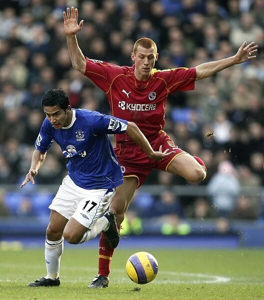 Tim Cahill's Thrilling Moment: Everton vs. Reading, FA Barclays Premiership, Goodison Park, 14 / 01 / 07