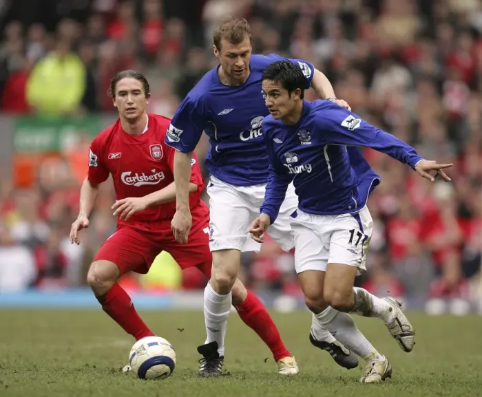Framed Print : Tim Cahill's Thrilling Moment: Liverpool vs. Everton FA Premiership Clash - March 25, 2006 Framed Print : Tim Cahill's Thrilling Moment: Liverpool vs. Everton FA Premiership Clash - March 25, 2006
