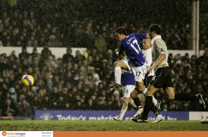 Framed Print : Tim Cahill's Thunderbolt: Everton vs. Fulham, Barclays Premier League, Goodison Park, 8 / 12 / 07 Framed Print : Tim Cahill's Thunderbolt: Everton vs. Fulham, Barclays Premier League, Goodison Park, 8 / 12 / 07