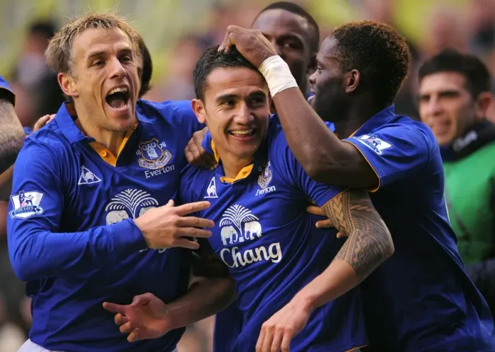 Framed Print : Tim Cahill's Thunderous Strike: Everton's First Goal in BPL Victory over Blackburn Rovers (Everton vs. Blackburn Rovers, Goodison Park, 21 January 2012) Framed Print : Tim Cahill's Thunderous Strike: Everton's First Goal in BPL Victory over Blackburn Rovers (Everton vs. Blackburn Rovers, Goodison Park, 21 January 2012)