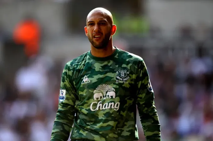 Framed Print : Tim Howard in Action: Everton vs Swansea City, Barclays Premier League (24 March 2012)