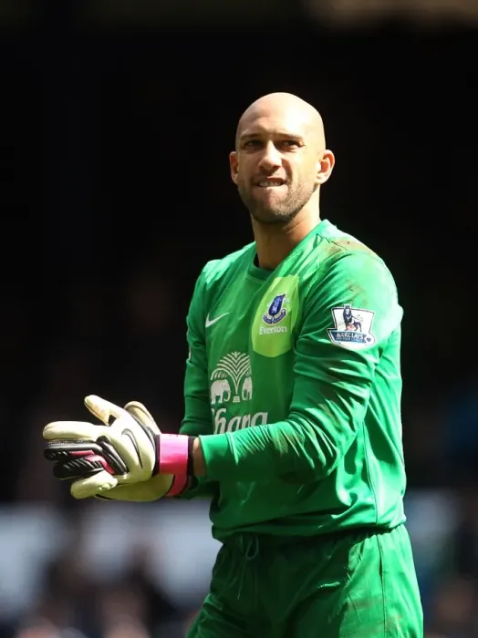 Framed Print : Tim Howard, Everton goalkeeper Framed Print : Tim Howard, Everton goalkeeper