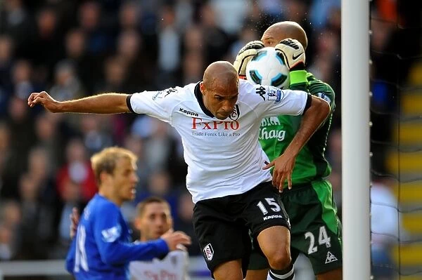 Tim Howard vs. Diomansy Kamara: A Goal-line Battle - Everton vs. Fulham, Barclays Premier League (September 25, 2010)