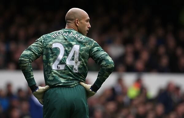 Tim Howard's Dramatic Save: Everton vs. Sunderland in FA Cup Sixth Round at Goodison Park