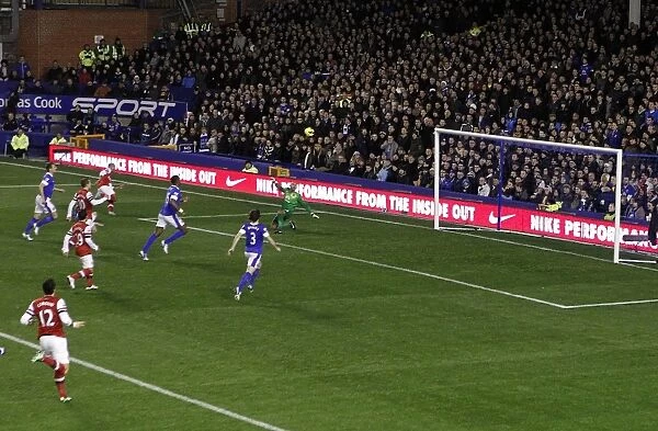 Tim Howard's Epic Save: Everton vs. Arsenal (1-1) - Barclays Premier League, Goodison Park