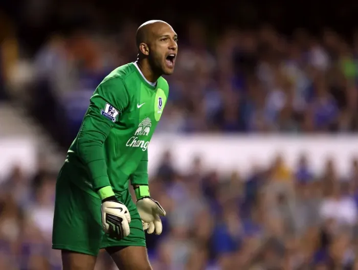 Framed Print : Tim Howard's Heroic Performance: Everton 1-0 Manchester United (Premier League 2012-13, Goodison Park) Framed Print : Tim Howard's Heroic Performance: Everton 1-0 Manchester United (Premier League 2012-13, Goodison Park)