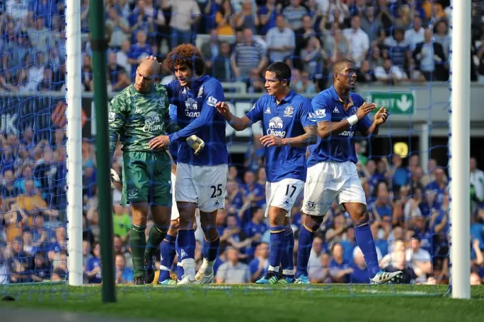 Framed Print : Tim Howard's Penalty Save: Everton Denies Liverpool at Goodison Park (2011) Framed Print : Tim Howard's Penalty Save: Everton Denies Liverpool at Goodison Park (2011)