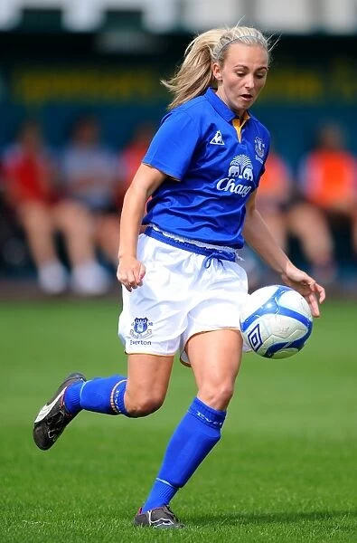 Toni Duggan in Action: Everton Ladies vs. Lincoln Ladies at Arriva Stadium (FA WSL, 7 August 2011)