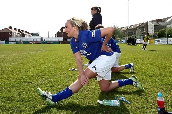Toni Duggan in Action: Everton Ladies vs. Lincoln Ladies at Arriva Stadium (FA Womens Super League - 06 May 2012)