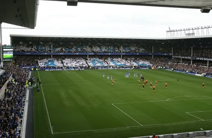 Framed Print : Tranquil Goodison Park: Ever Still Before the Everton Roar Framed Print : Tranquil Goodison Park: Ever Still Before the Everton Roar