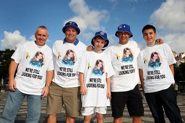 United in Hope: Everton Fans Emotional Tribute in Lisbon for Missing Child Madeleine McCann