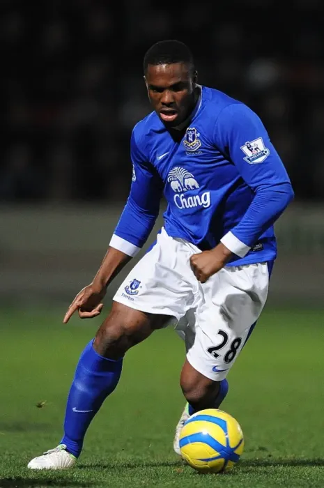Framed Print : Victor Anichebe's FA Cup Hat-Trick: Everton Crushes Cheltenham Town 5-1 (07-01-2013) Framed Print : Victor Anichebe's FA Cup Hat-Trick: Everton Crushes Cheltenham Town 5-1 (07-01-2013)
