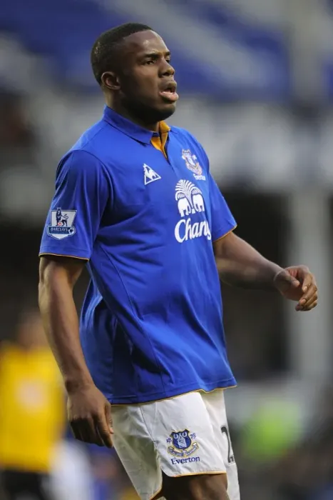Framed Print : Victor Anichebe's Thrilling Goal: Everton vs. Blackburn Rovers, Premier League (21 January 2012, Goodison Park) Framed Print : Victor Anichebe's Thrilling Goal: Everton vs. Blackburn Rovers, Premier League (21 January 2012, Goodison Park)