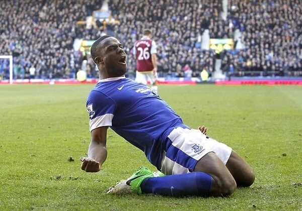 Victor Anichebe's Thrilling Goal: Everton vs. Aston Villa's 3-3 Draw (February 2, 2013, Barclays Premier League)
