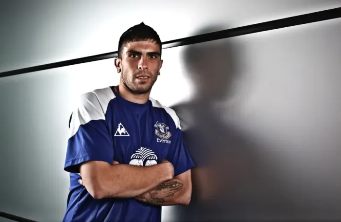 Framed Print : Welcome Denis Stracqualursi: A New Addition to Everton's Squad at Finch Farm Framed Print : Welcome Denis Stracqualursi: A New Addition to Everton's Squad at Finch Farm