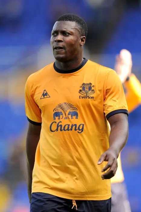 Framed Print : Yakubu in Action: Everton vs. Birmingham City (Pre-Season Friendly, 30 July 2011)