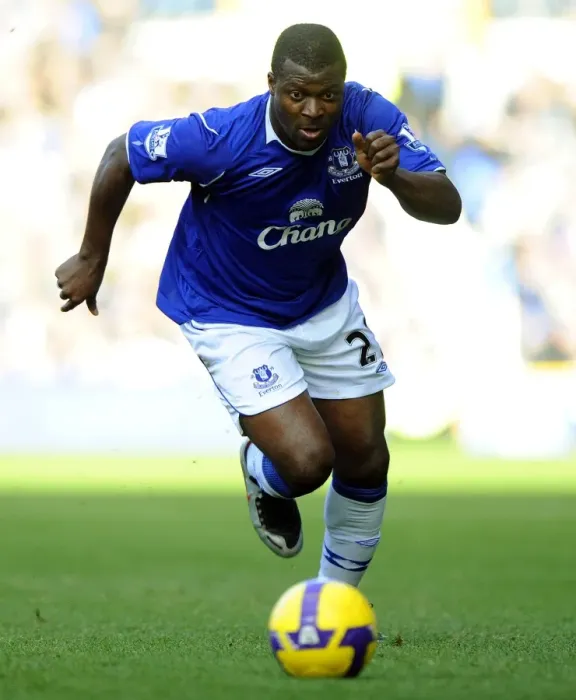 Framed Print : Yakubu in Action: Everton vs. Middlesbrough, Premier League, November 2008 Framed Print : Yakubu in Action: Everton vs. Middlesbrough, Premier League, November 2008