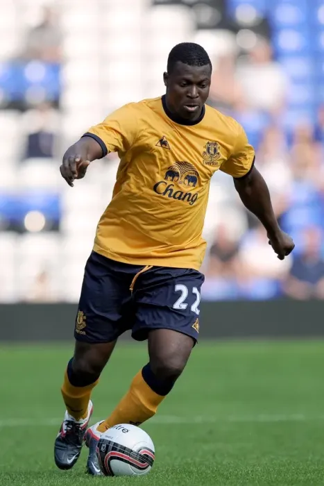 Framed Print : Yakubu Scores: Everton's Pre-Season Victory Over Birmingham City (30 July 2011) Framed Print : Yakubu Scores: Everton's Pre-Season Victory Over Birmingham City (30 July 2011)