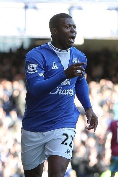 Yakubu's Double: Everton's Second Goal vs. West Ham United, Barclays Premier League, Goodison Park
