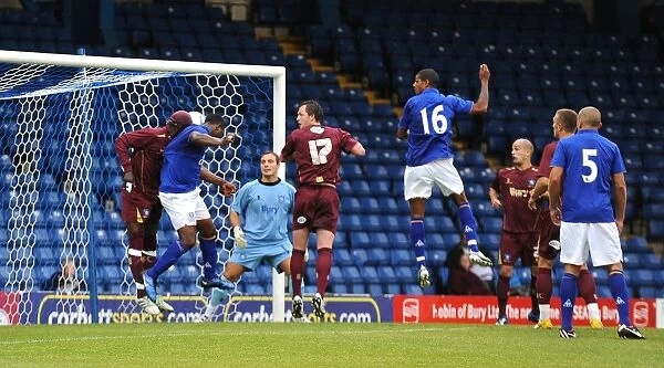 Yakubu's Header: Everton's Opening Goal vs. Bury (15 July 2011)