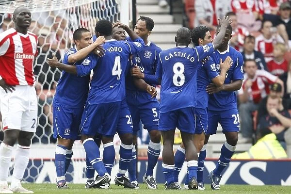 Yakubu's Thrilling Goal: Stoke City vs. Everton, Premier League 2008