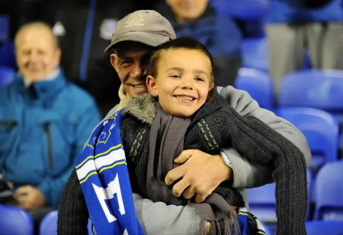 Framed Print : Young Everton Fan's Excitement at Goodison Park: Everton vs. Bolton Wanderers, Premier League (November 10, 2010) Framed Print : Young Everton Fan's Excitement at Goodison Park: Everton vs. Bolton Wanderers, Premier League (November 10, 2010)