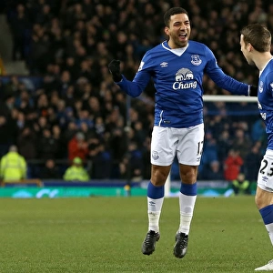 Aaron Lennon's Thrilling First Goal: Everton vs Newcastle United, Barclays Premier League, Goodison Park