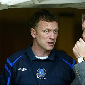AFC Bournemouth v Everton Everton manager David Moyes with Bournemouth manger Kevin Bond